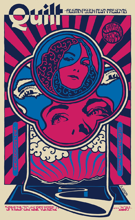 Robin Gnista art of rock silkscreen Rockposter Musikposter Siebdruck Ofset digital print