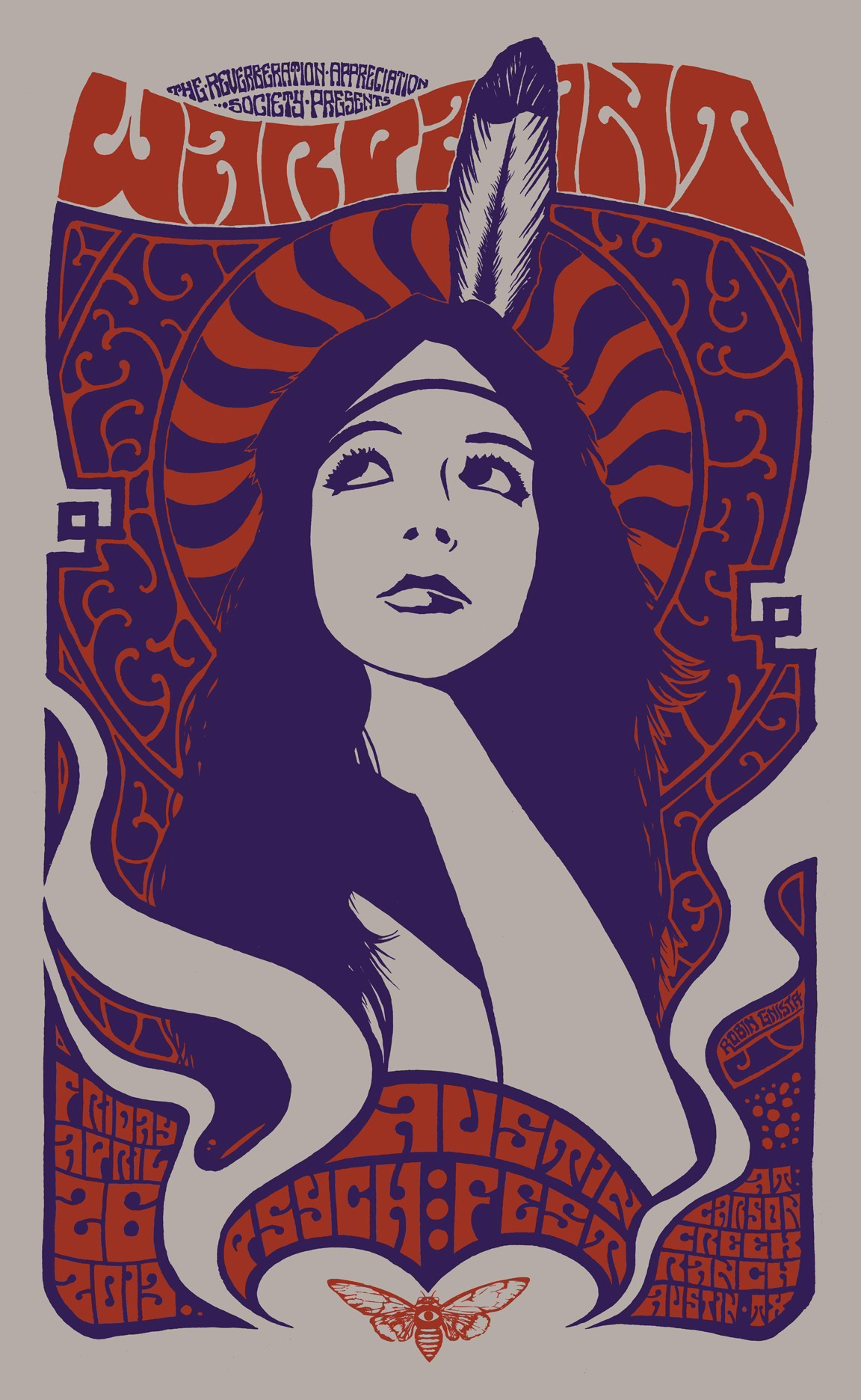 Robin Gnista art of rock silkscreen Rockposter Musikposter Siebdruck Ofset digital print