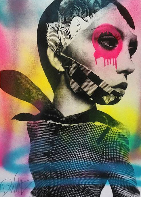 Dain  art gallery buy street art screenprint poster stancil urban art 