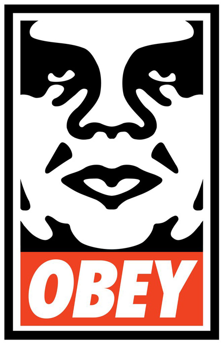 Shepard Fairey Obey offsett print  2017 obey icon