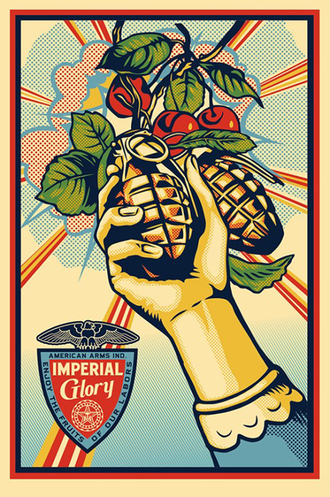 Shepard Fairey Obey offset lithograph 2013  imperial glory
