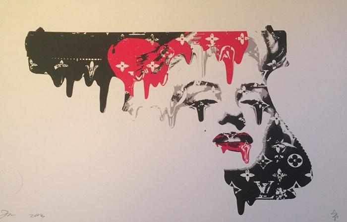 Death NYC, urban art gallery buy street art screenprint poster Death NYC, urban art gallery buy street art screenprint poster