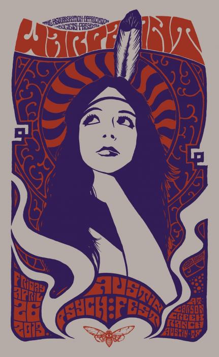 Robin Gnista art of rock silkscreen Rockposter Musikposter Siebdruck Ofset digital print