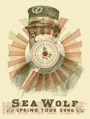 Aesthetic Apparatus 1 Michael Byzewski TH SEA WOLF musik art musik posters art of rock musikposter music designe