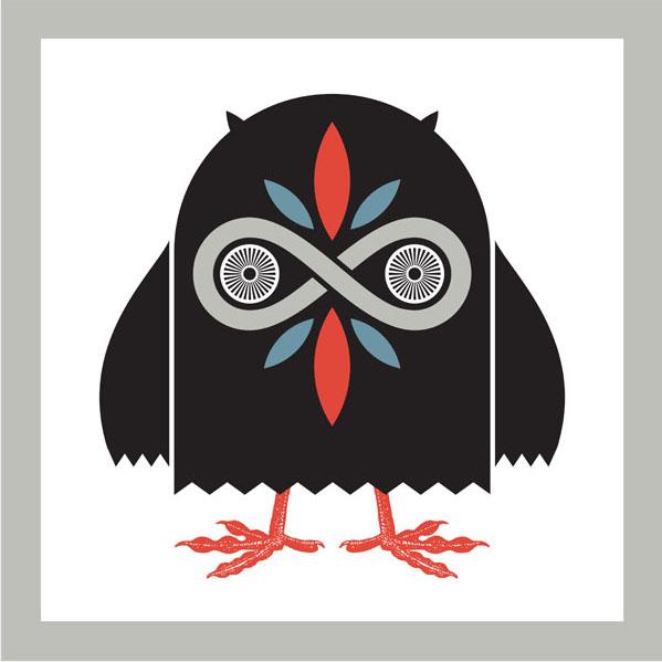 Infinity Owl Aesthetic Apparatus Michael Byzewski Infinity Owl musik art musik posters art of rock musikposter music designe
