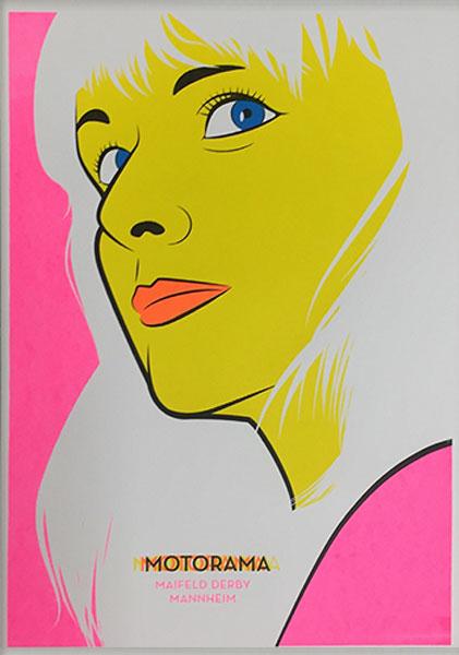 Antighost Motorama Siebdruck silkscreen Poster Musik art Artprint print Antighost Motorama Siebdruck silkscreen Poster Musik art Artprint print