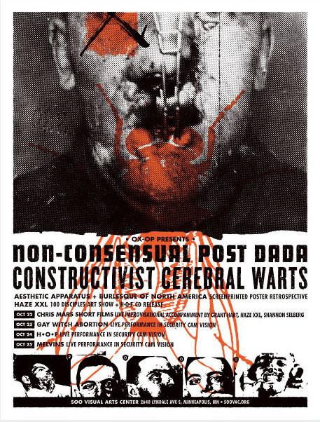 Cerebral Warts Aesthetic Apparatus Michael Byzewski Cerebral Warts musik art musik posters art of rock musikposter music designe