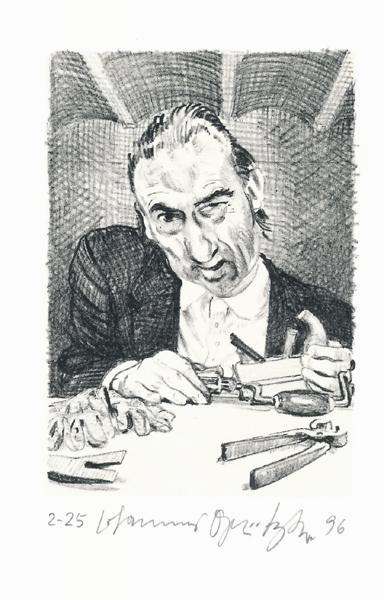 ZWEITER GRÜNDER Der Frauentunnel 16 Lithografie Johannes Grützke Holzschnitt Radierung Schabradierung Offsetdruckt Druckgrafik Kaltnadelradierung