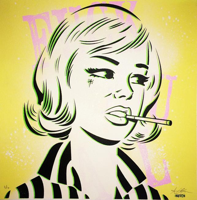 Hutch urban art gallery buy street art screenprint poster Hutch urban art gallery buy street art screenprint poster