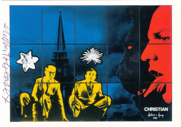Gilbert & George contemporary art buy print siebdruck poster art Multiple Christian Gilbert & George contemporary art buy print siebdruck poster art Multiple Christian