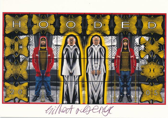 Gilbert & George contemporary art buy print siebdruck poster art Multiple Hooded Gilbert & George contemporary art buy print siebdruck poster art Multiple Hooded