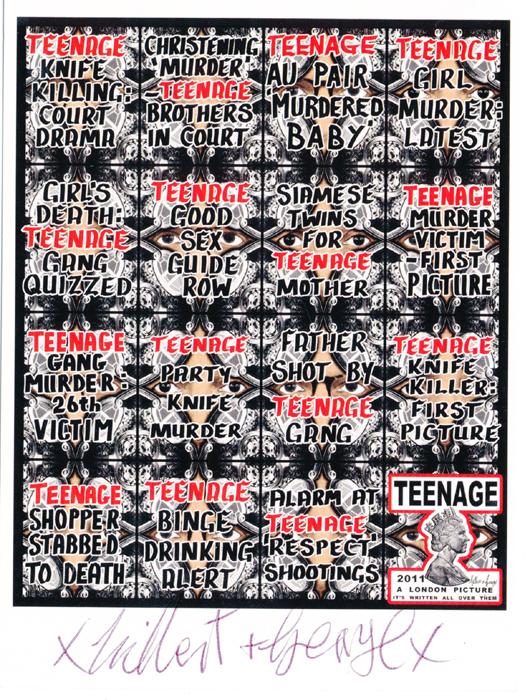 Gilbert & George signed Gilbert & George signed