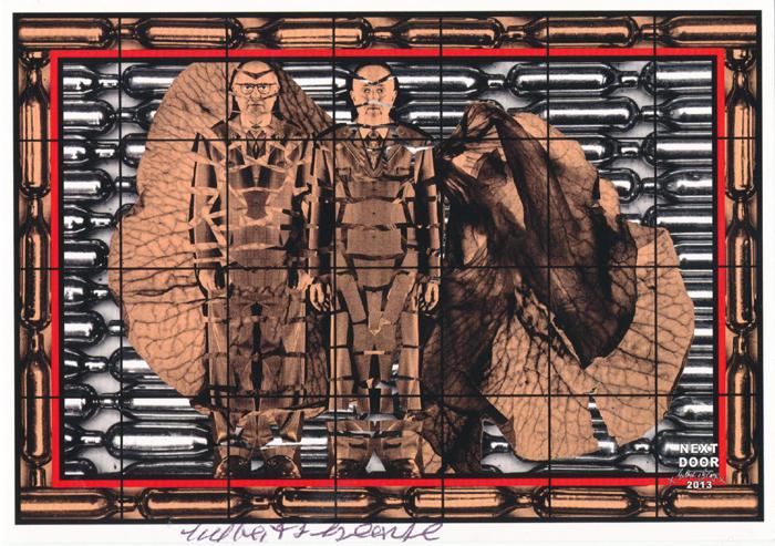 Gilbert & George signed Gilbert & George signed