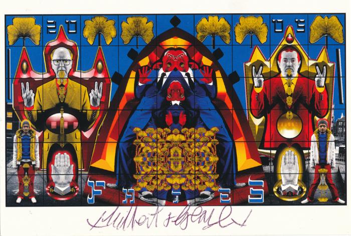 Gilbert & George signed Gilbert & George signed