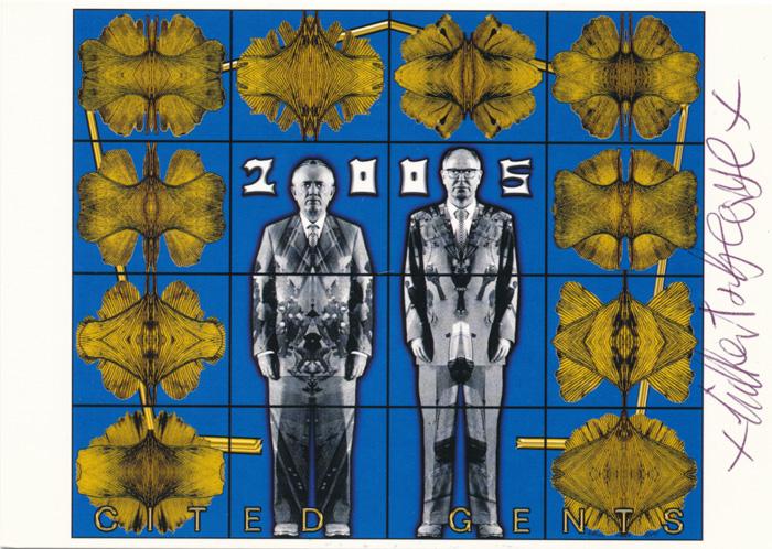 Gilbert & George contemporary art buy print siebdruck poster art Multiple Cited Gents