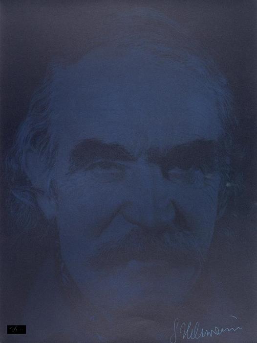 Gottfried Helnwein Multiple Radierung Druckgrafik Jean Tinguely Gottfried Helnwein Multiple Radierung Druckgrafik Jean Tinguely