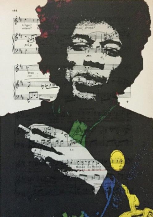 Jimmy Hendrix art Jimmy Hendrix art