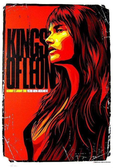 Ken Taylor screenprint offset print art of rock