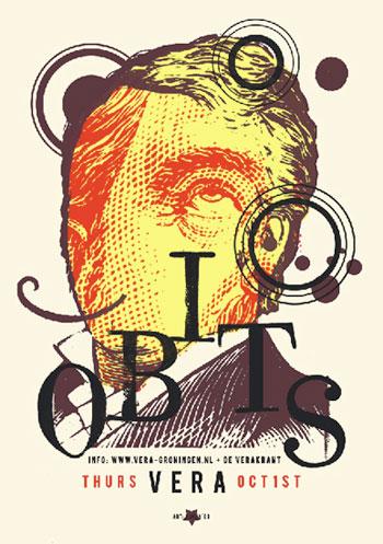 Kunny van der Ploeg siebdruck silkscreen conzert poster art of rock Obits Kunny van der Ploeg siebdruck silkscreen conzert poster art of rock Obits