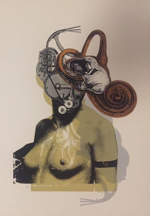 Kunny van der Ploeg siebdruck silkscreen conzert poster art of rock woman soft machines blue II Kunny van der Ploeg siebdruck silkscreen conzert poster art of rock woman soft machines blue II