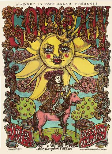Michael Motorcycle poster art screenprint Siebdruck art of rock Michael Motorcycle poster art screenprint Siebdruck art of rock