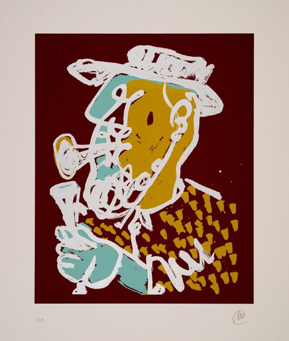 MARKUS LÜPERTZ OHNE TITEL Grafik Lithografie Litho Siebdruck screenprint Original Druckgrafik Druck Print Junge wilde MARKUS LÜPERTZ OHNE TITEL Grafik Lithografie Litho Siebdruck screenprint Original Druckgrafik Druck Print Junge wilde