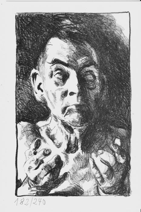 MICHAEL KOHLHAAS OHNE SCHWERT Michael Kohlhaas ohne Schwert Lithografie Johannes Grützke Holzschnitt Radierung Schabradierung Offsetdruckt Druckgrafik Kaltnadelradierung