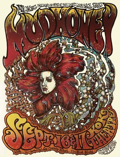 Michael Motorcycle poster art screenprint Siebdruck art of rock