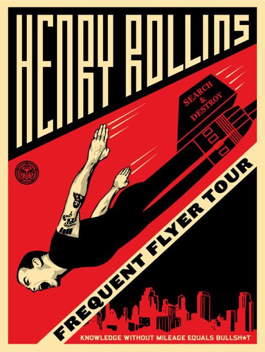 Shepard Fairey Obey silkscreen Siebdruck ROLLINS_frequent-FNL