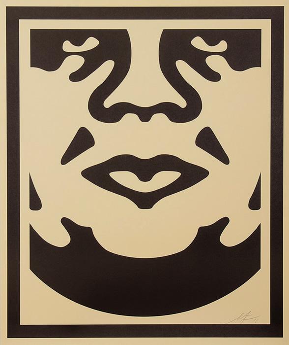 Shepard Fairey Obey offset print 2010 obey face cream