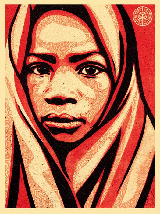 BLANKET Shepard Fairey Obey silkscreen Siebdruck poster urban art blanket