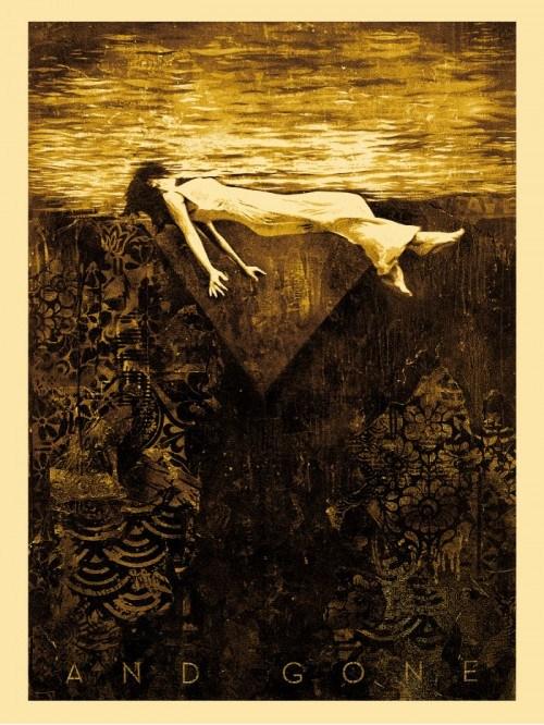 CLEMENTINE Shepard Fairey Obey silkscreen Siebdruck 2012 clementine poster