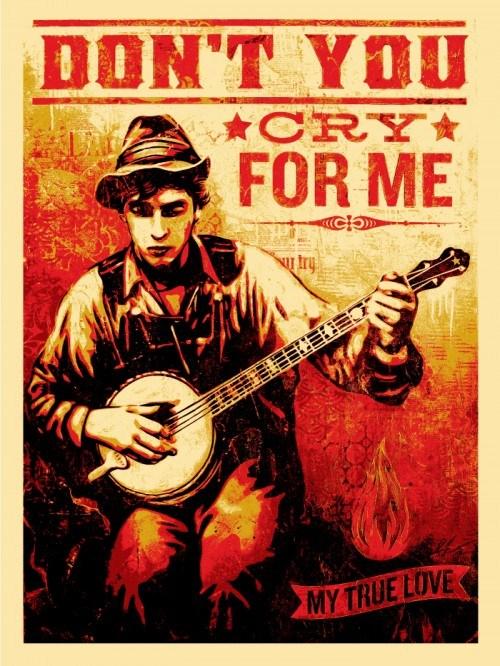 OH SUSANNAH Shepard Fairey Obey silkscreen Siebdruck 2012 oh susanna americana box set