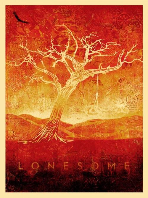 TOM DULA (White) Shepard Fairey Obey silkscreen Siebdruck 2012 tom dula white poster