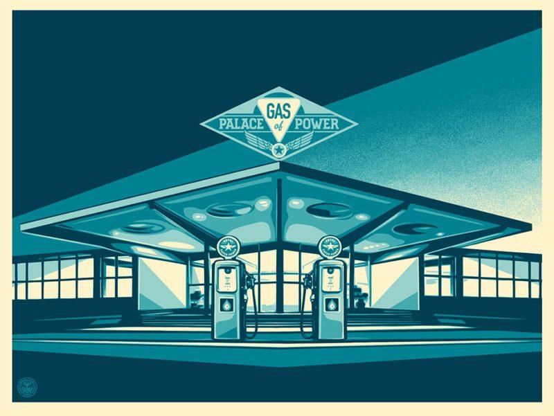 PALACE OF POWER Shepard Fairey Obey silkscreen Siebdruck 2016 palace of power