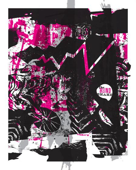 THE BLIND SHAKE 2016 Aesthetic Apparatus Michael Byzewski THE BLIND SHAKE 2016 musik art musik posters art of rock musikposter music designe