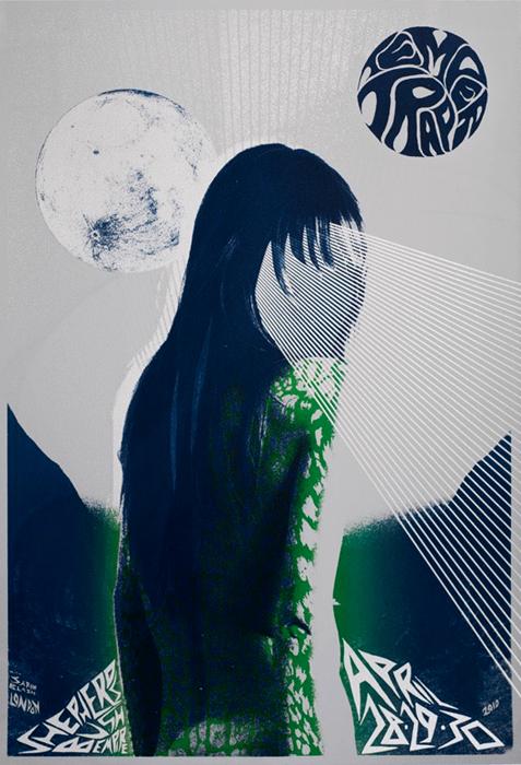 Temper trap Adam Pobiak, urban art gallery buy street art screenprint poster silkscreen siebdruck concertposter poster prints art prints rock art Temper trap Adam Pobiak, urban art gallery buy street art screenprint poster silkscreen siebdruck concertposter poster prints art prints rock art