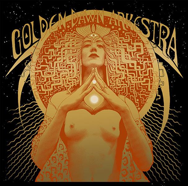 golden dawn arkestra silkscreen Siebdruck Poster art of rock psychodelic art Mishka Westell golden dawn arkestra silkscreen Siebdruck Poster art of rock psychodelic art