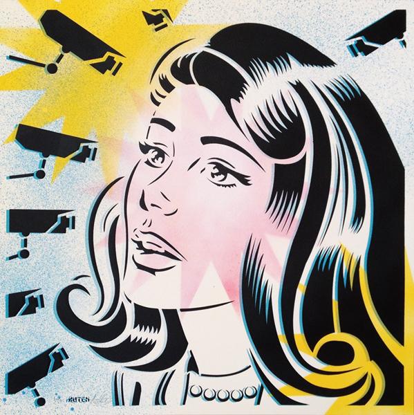 Hutch stencil street art screenprint Siebdruck Hutch stencil street art screenprint Siebdruck