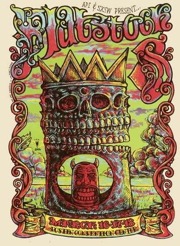 Michael Motorcycle poster art screenprint Siebdruck art of rock Michael Motorcycle poster art screenprint Siebdruck art of rock