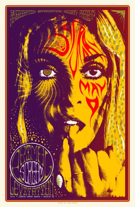 Adam Pobiak, urban art gallery buy street art screenprint poster silkscreen siebdruck concertposter poster prints art prints rock art primal scream