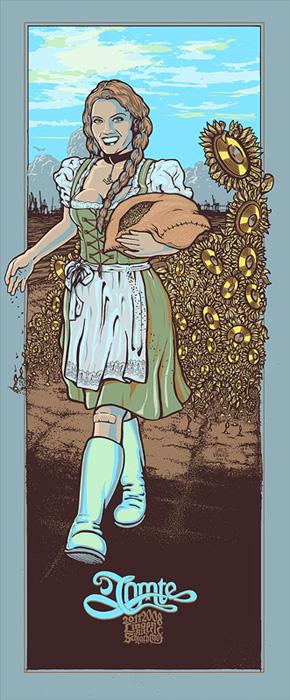 TOMTE Douze TOMTE art gallery buy street art screenprint poster art of rock