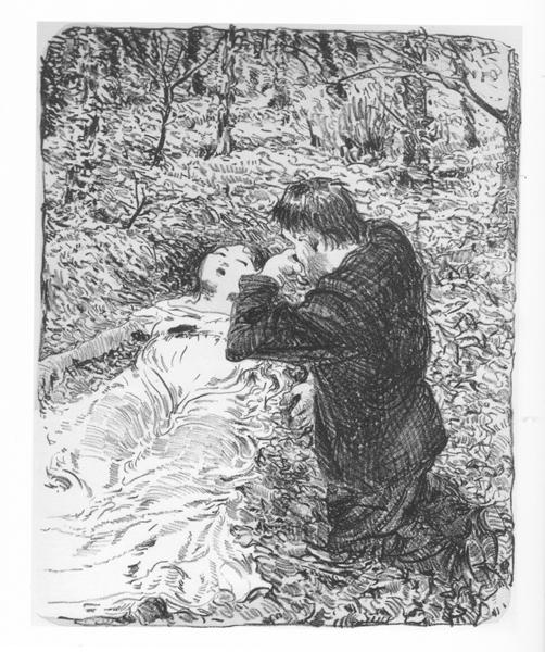 KLEIST SCHIESST SICH IN DEN MUND tot am wannsee Lithografie Johannes Grützke Holzschnitt Radierung Schabradierung Offsetdruckt Druckgrafik Kaltnadelradierung